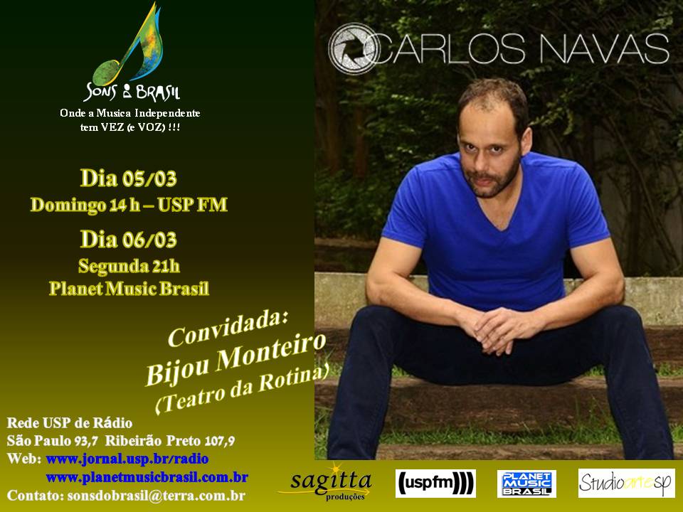 Sons do Brasil 101 | Carlos Navas e Bijou Monteiro – 05.03.2017