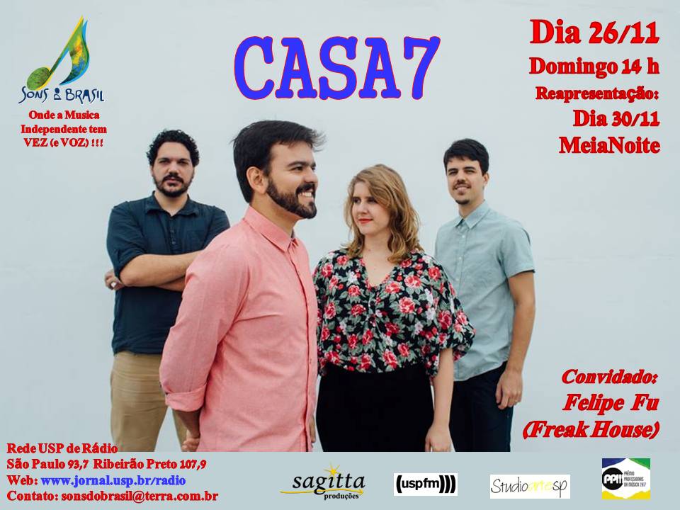 Sons do Brasil 139 | Casa7 e Felipe Fú –