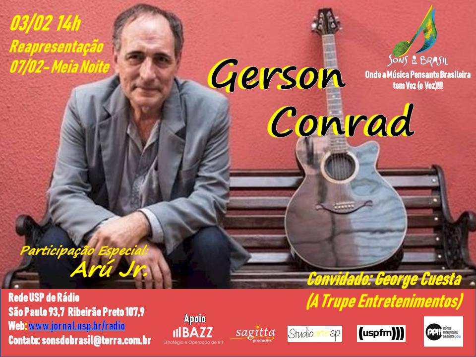 Sons do Brasil 199 | Gerson Conrad, Aru Jr. e George Cuesta