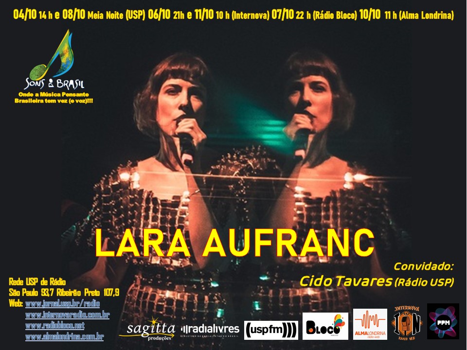 Sons do Brasil 285 | Lara Aufranc e Cido Tavares – 04.10.2020