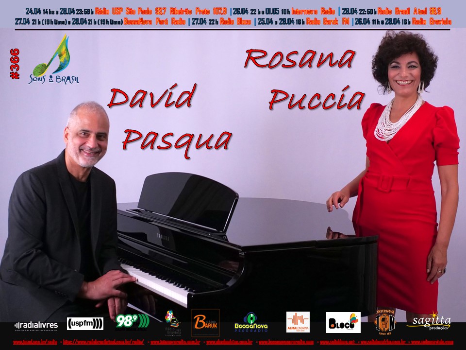 Sons do Brasil 366 | Rosana Puccia e David Pasqua